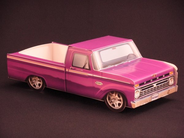Classic Cruisers -'66 Ford Pickup Purple