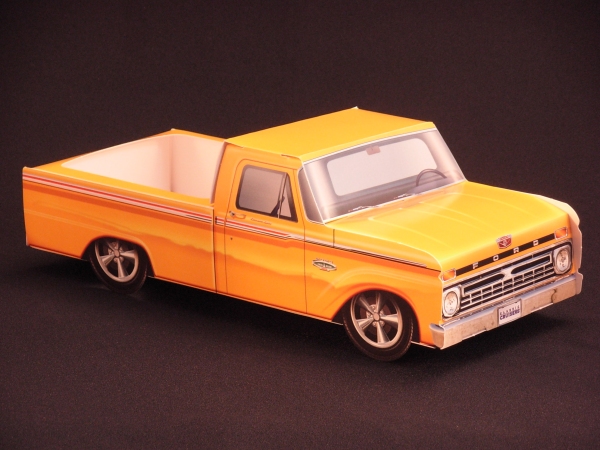 Classic Cruisers -'66 Ford Pickup Yellow