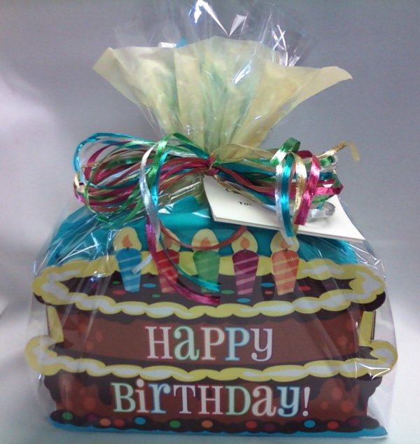 Crate Box -Birthday Cake