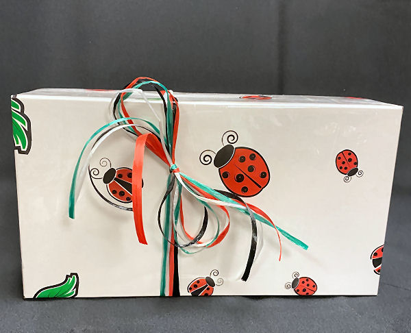 Box -Cookiegram® Cookie Box with Ladybug Cello