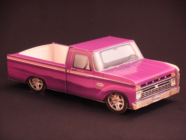 (image for) Classic Cruisers -'66 Ford Pickup Purple