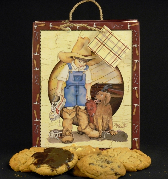 (image for) Gift Tote -Boy & His Dog