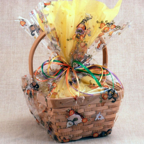 (image for) Basket - Trick or Treat Cello Wrap