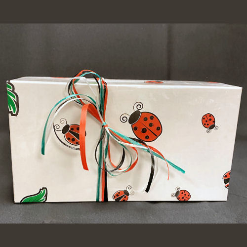 (image for) Box -Cookiegram&reg; Cookie Box with Ladybug Cello