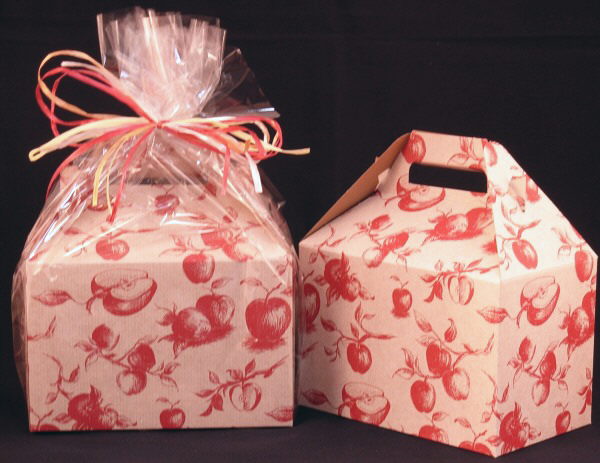 (image for) Gable Box -Apple Toile